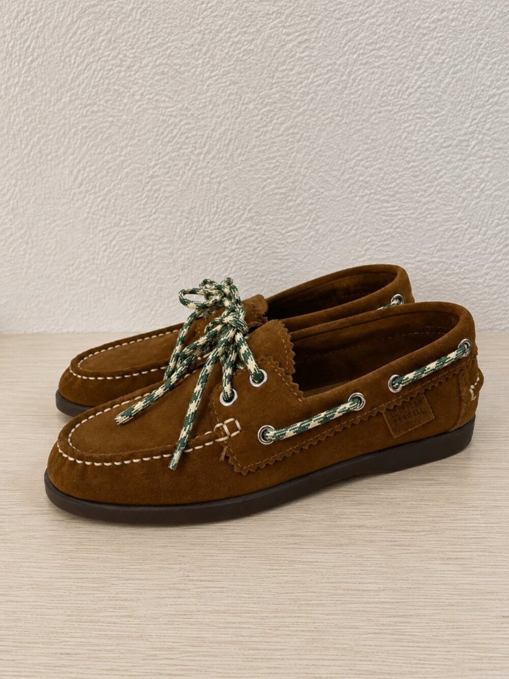 NEW Loeffler Randall Suede Boat Shoes Brown Women’s Size 5